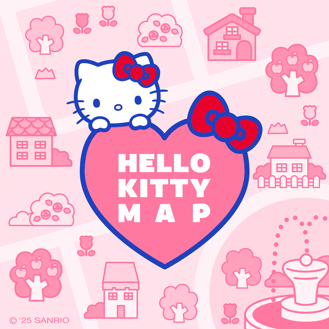 Hello Kitty Map